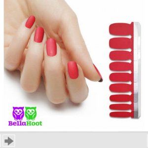 Premium Polish Pearl Red Polish Set